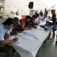 Judges in Sa Fiera en Sa Riera 2008 - Photo: Albert Crespi