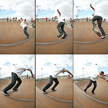 Miguel Urbina, secuencia de BS Tailslide to Fakie  - Foto: Estefano Munar