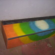 Multicolored box - Photo: Alejandro Arroyo