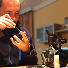 Camera repair - Photo: Jorge Espinosa